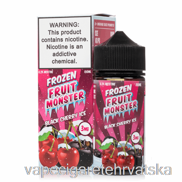 Vape Hrvatska Ice Black Cherry - Frozen Fruit Monster - 100ml 3mg